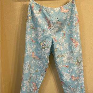Talbots Blue Ankle Cropped Pants